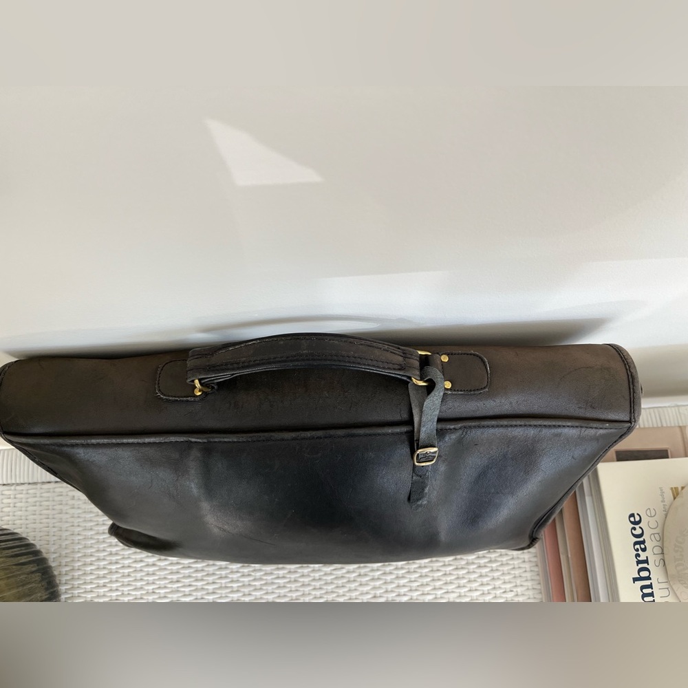 Vintage Coach Leather Top Handle Bag - Picture 5 of 7